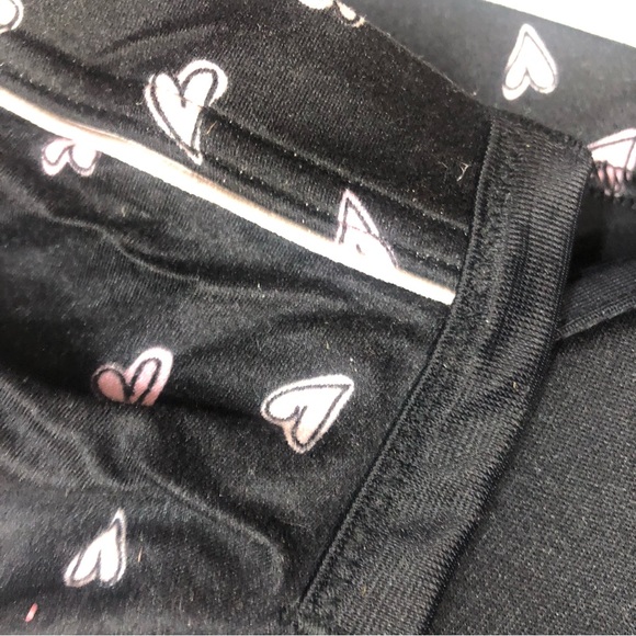 Catherine’s Intimates Pink Hearts Black Stretch Comfortable Bra Size 48DD - Picture 10 of 15